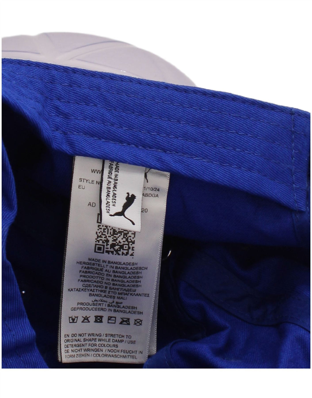 Puma Casquette de baseball graphique pour garçon Taille unique Bleu Coton