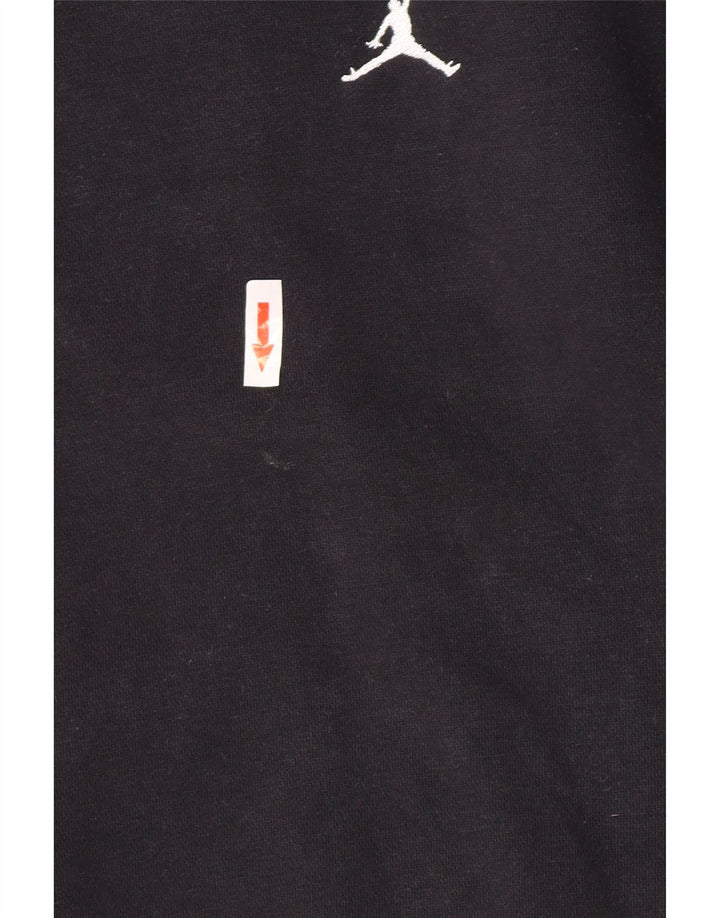 Jordan Sweat-shirt pour homme en coton noir Taille S