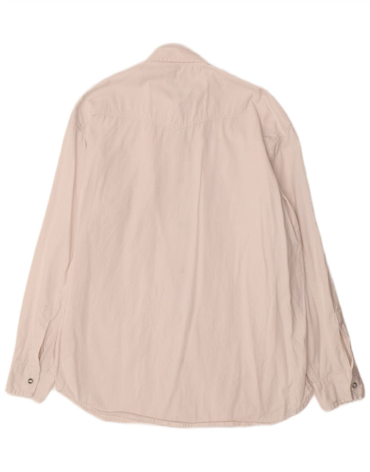 vintage Chemise en jean homme coton blanc moyen