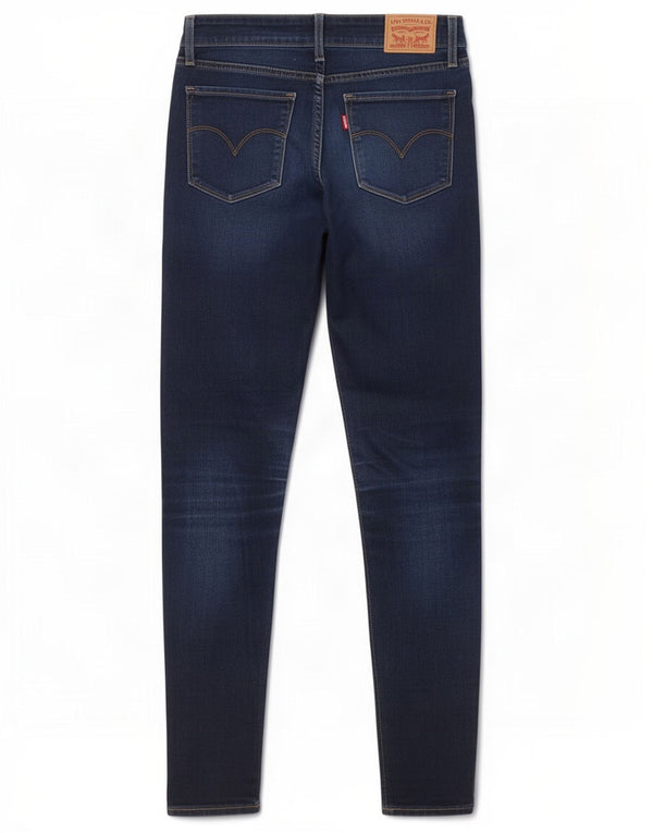 Levi's Jean Skinny 711 Femme W26 L30 Bleu Marine Coton