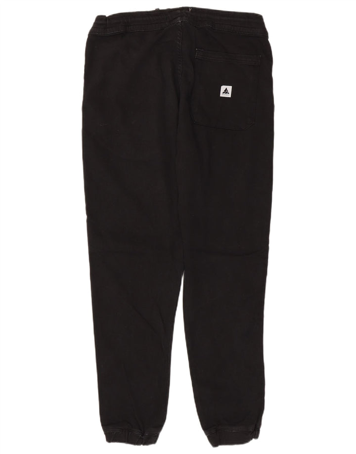 Pantalon De Survêtement Zara Homme Joggers Coton Noir Moyen