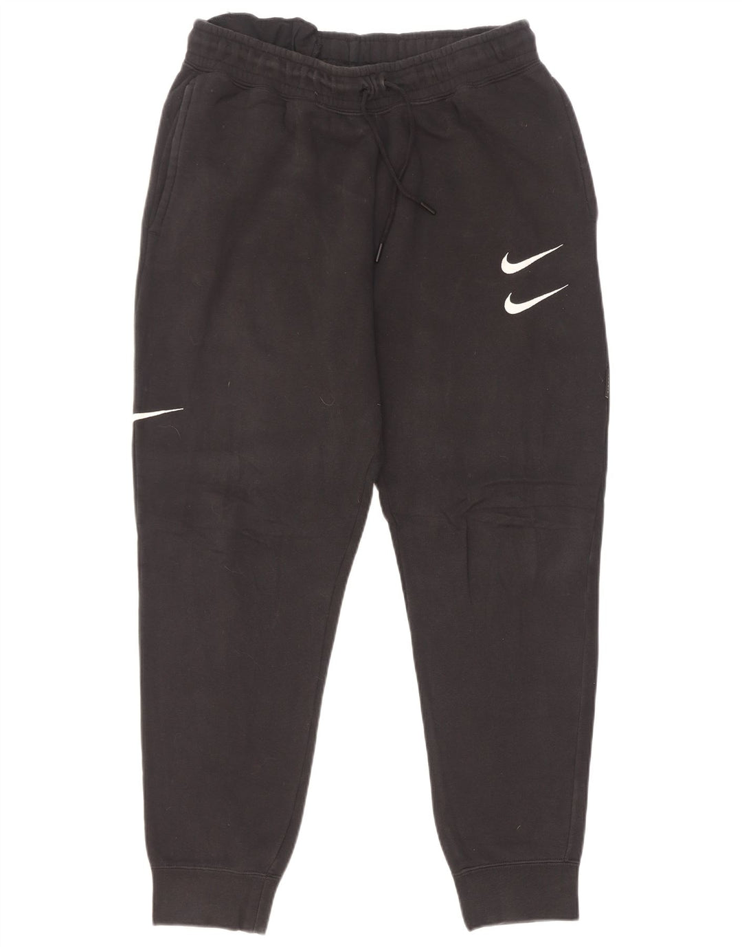Nike Pantalon de survêtement graphique pour homme en coton noir moyen