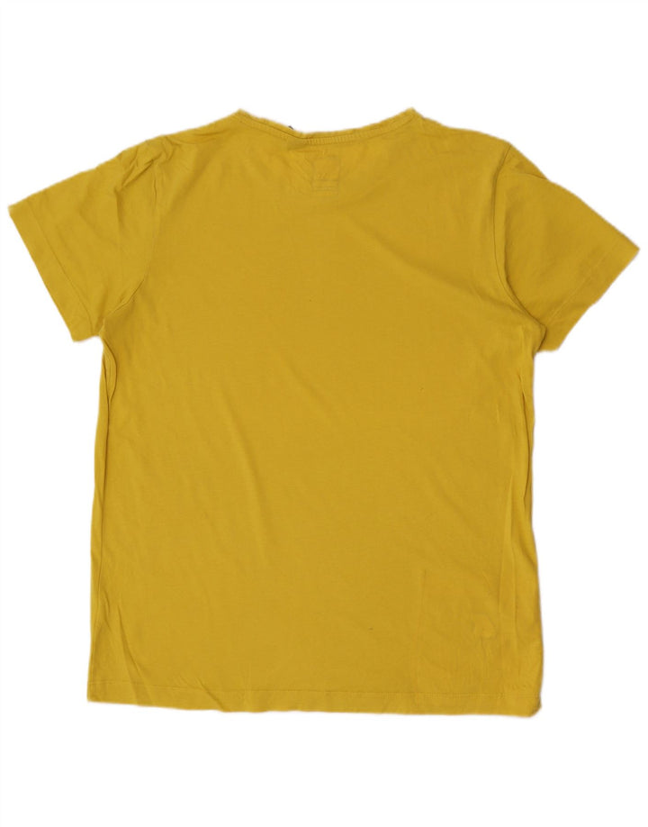 K-Way T-Shirt Homme Haut Large Jaune Coton