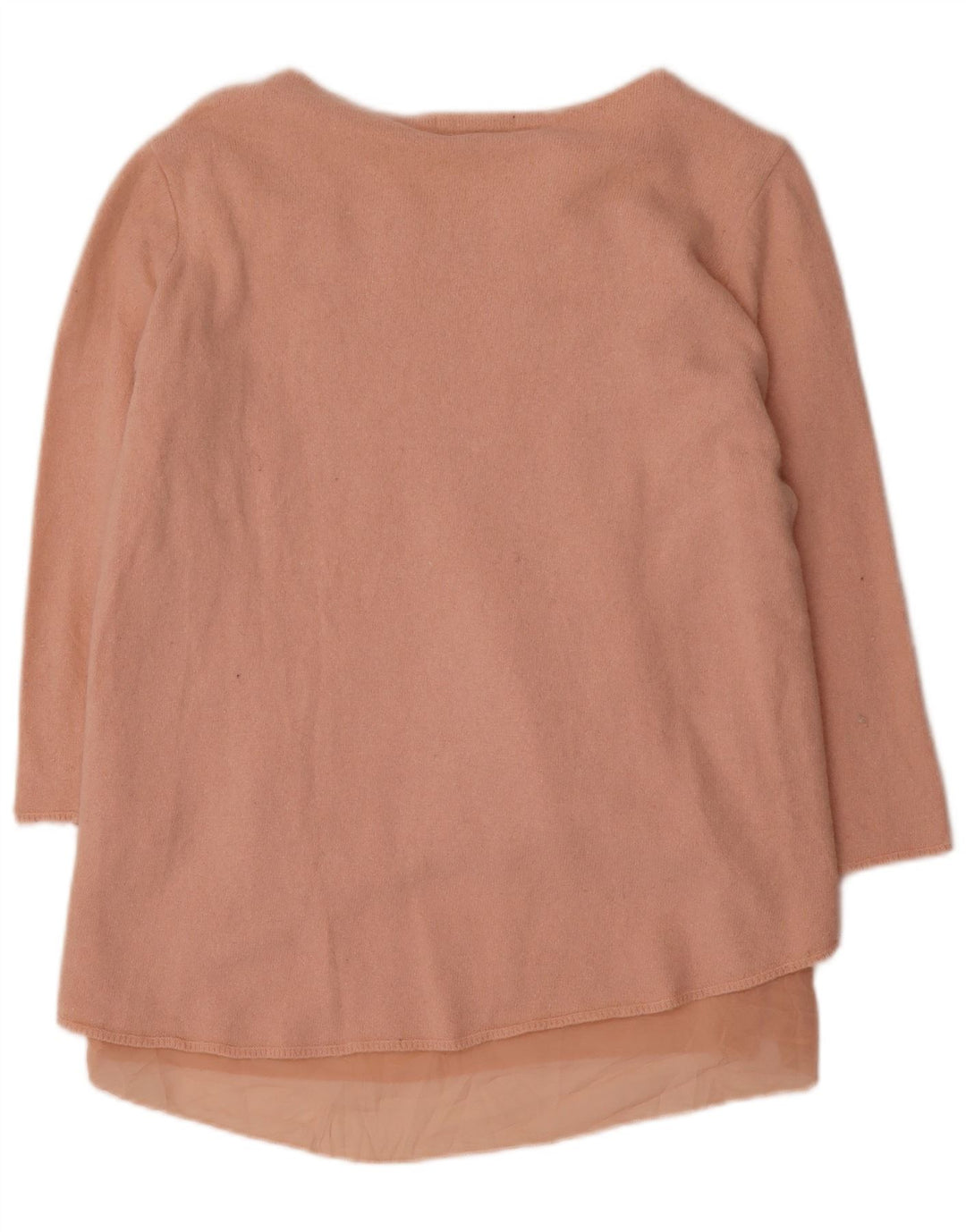 Zara Tunique à manches 3/4 pour femme UK 14 Large Rose