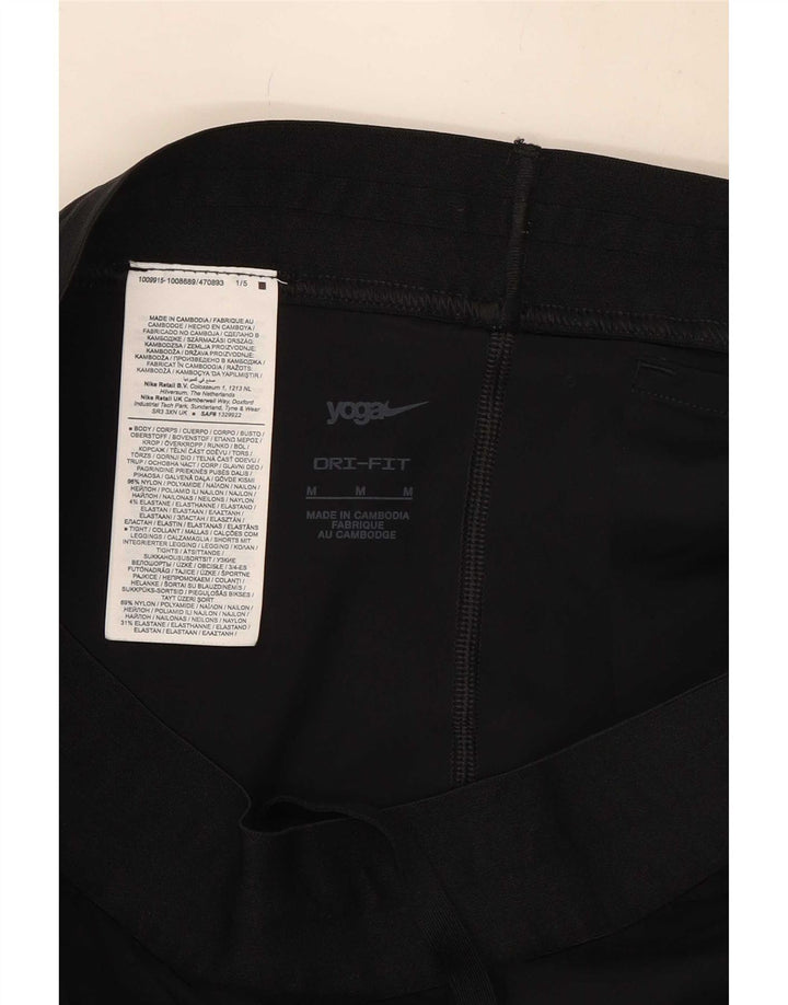 Nike Short de sport Dri Fit pour femme UK 14 en nylon noir moyen