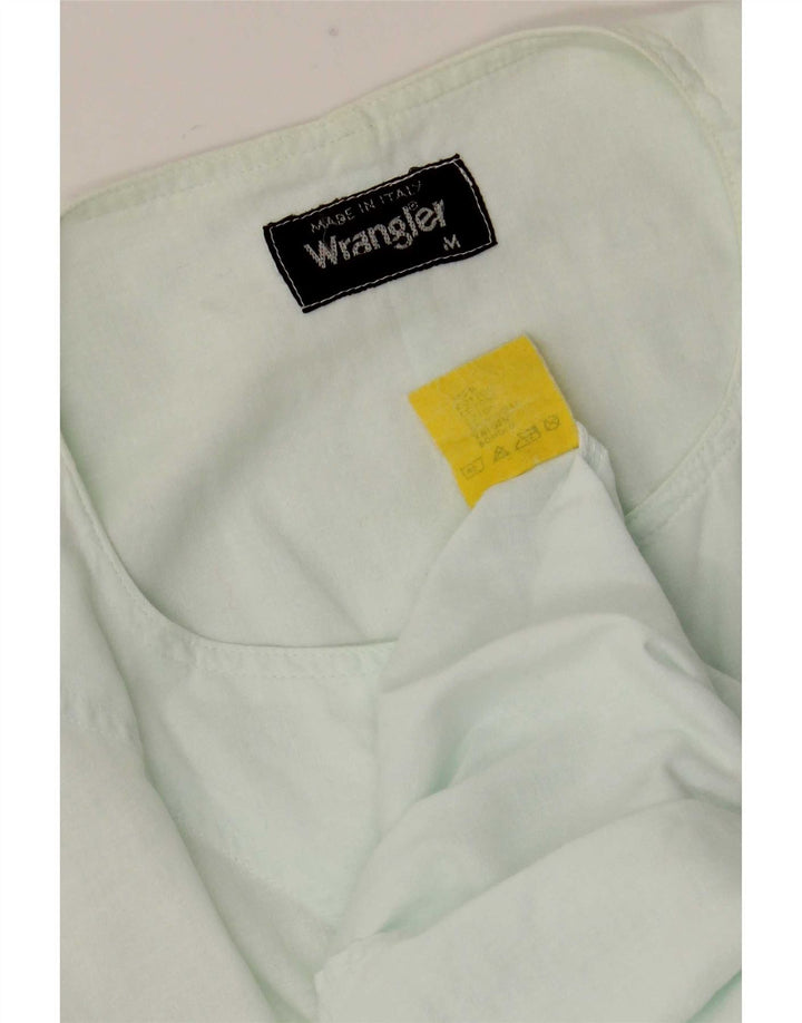 Wrangler Chemise pull à manches courtes pour homme en coton turquoise moyen