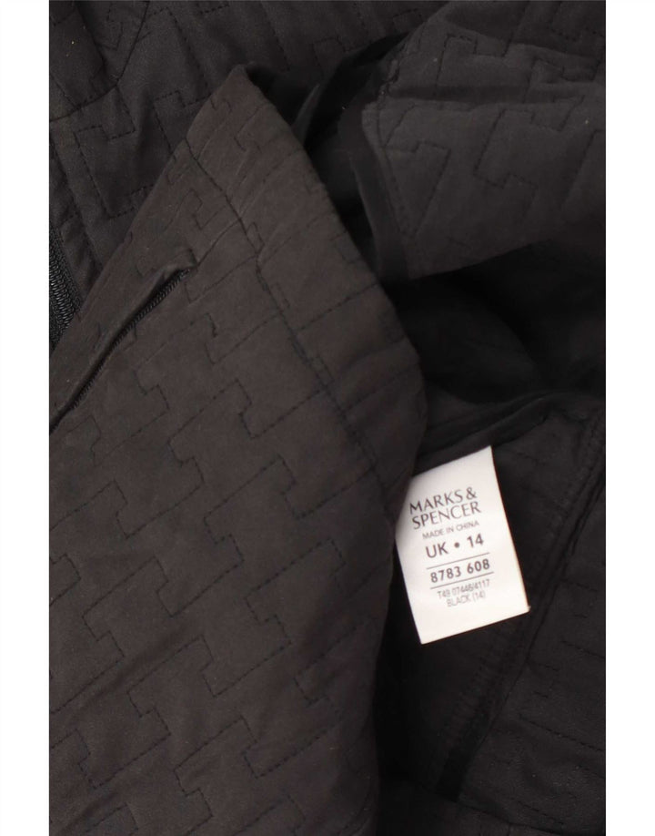 Marks & Spencer Veste matelassée pour femme UK 14 Gris moyen Polyester