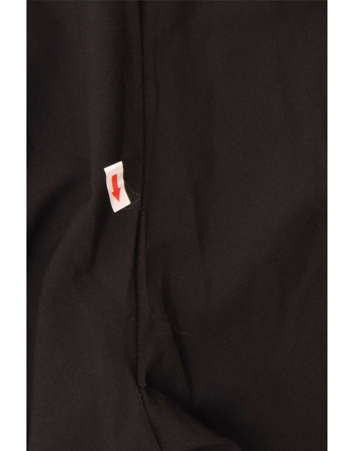 Farah Pantalon décontracté droit pour homme W42 L29 Noir Polyester
