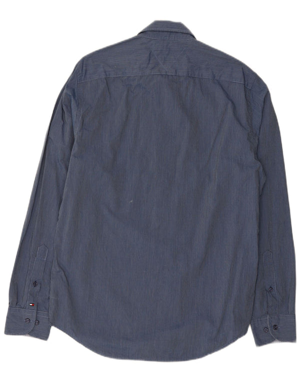 Tommy Hilfiger Chemise en Jean Regular New York Fit Homme Bleu Moyen Vichy
