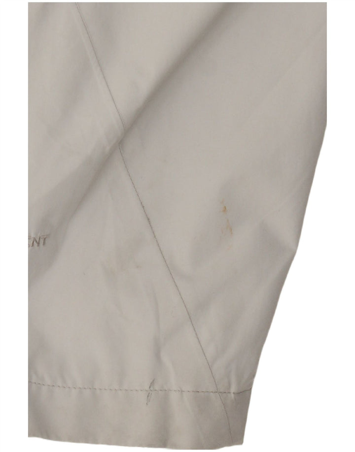 The North Face Veste de pluie pour femme UK 16 Large Blanc Colorblock Polyester