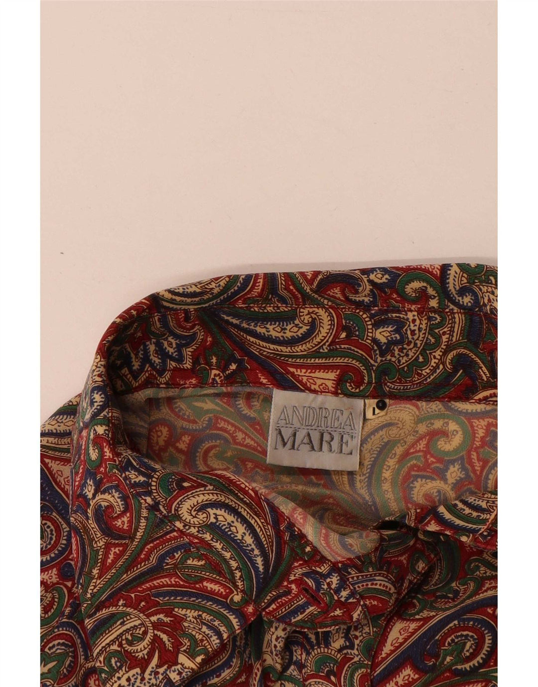 Andrea Mare Chemisier surdimensionné pour femme UK 16 Grand motif cachemire multicolore