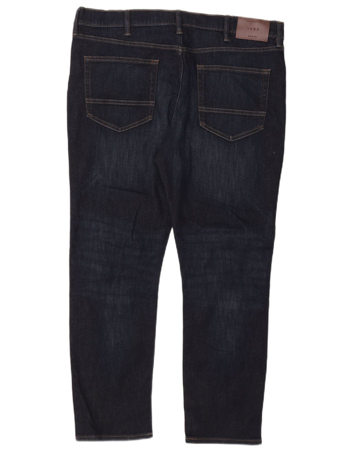 Marks & Spencer Jean Slim Homme W38 L29 Bleu Marine Coton