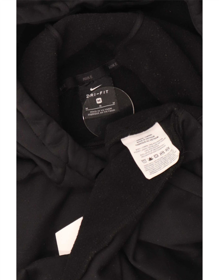 Nike Hommes Dri Fit Graphic Sweat à capuche Noir Moyen Polyester