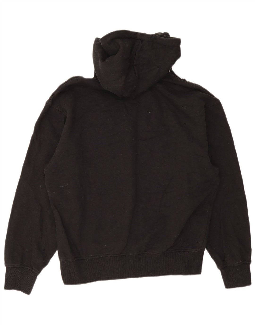 Zara Pull à capuche surdimensionné pour femme UK 10 Petit Noir