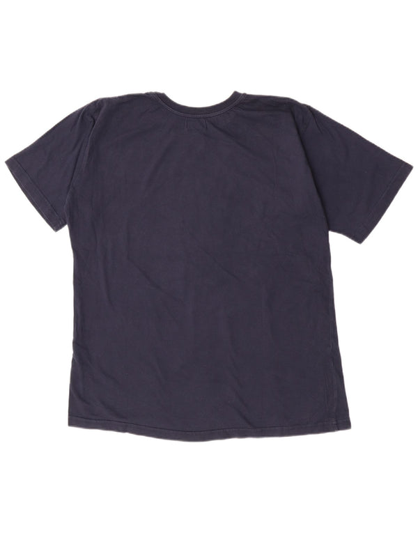 Kappa Homme Graphic T-Shirt Top XL Bleu Marine Coton