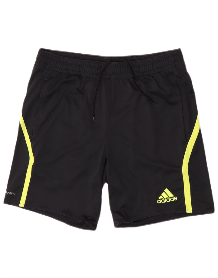 Adidas Short de sport Climalite pour homme Petit Noir Polyester