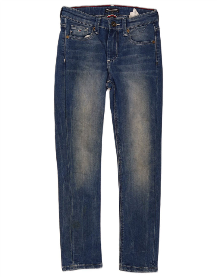 TOMMY HILFIGER Jean Slim Garçon 9-10 ans W26 L24 Bleu Coton