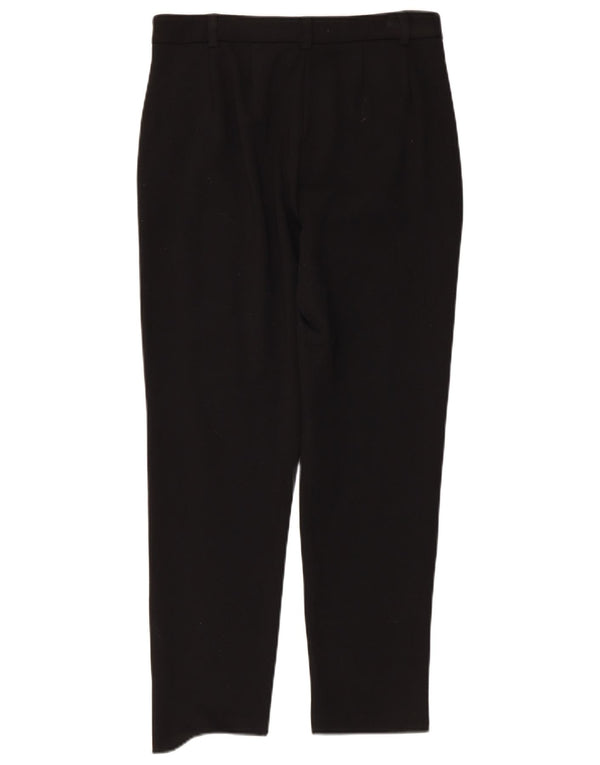 Marks & Spencer Pantalon droit décontracté pour femme UK 10 Small W30 L25 Noir