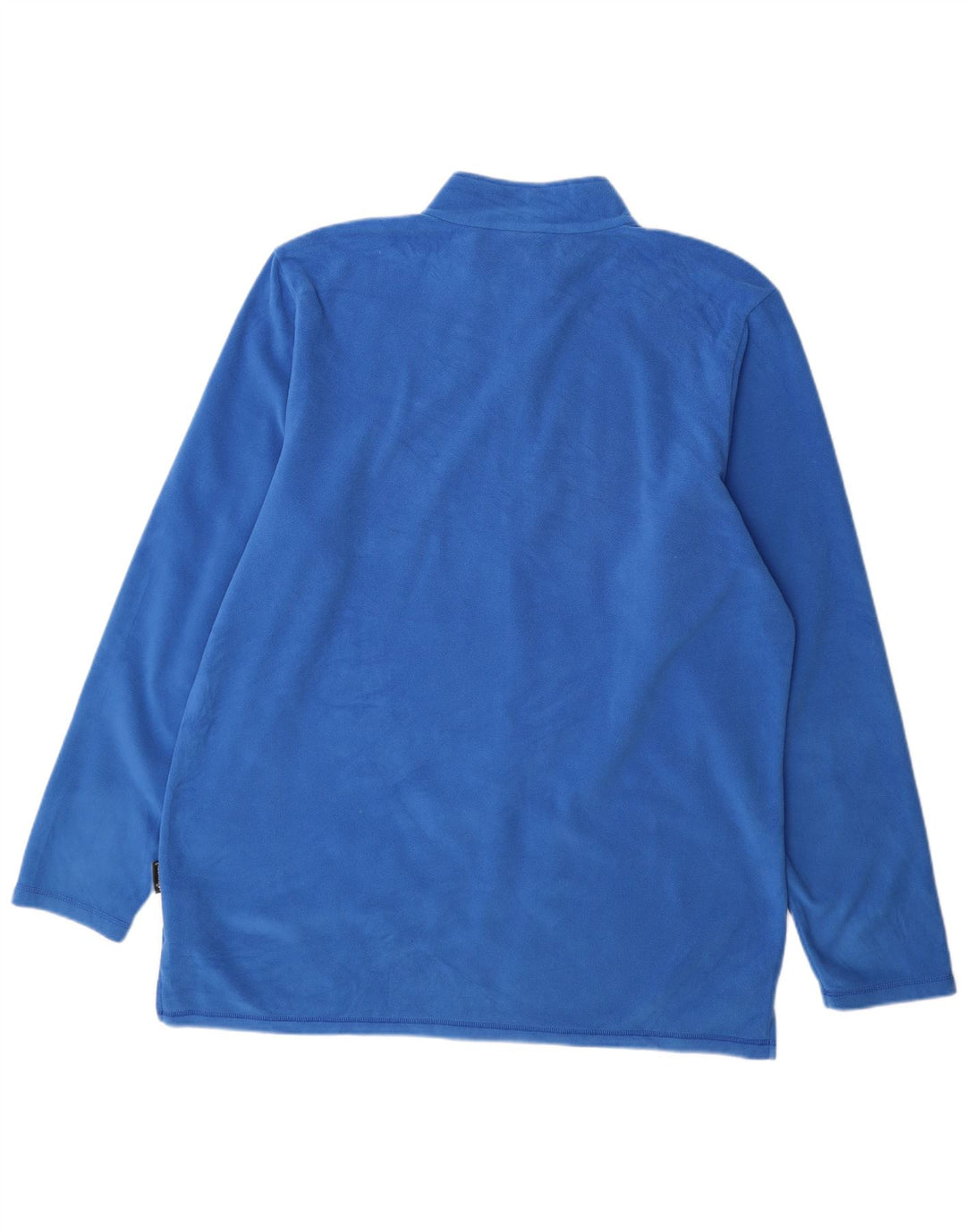 Jack Wolfskin Pull polaire à col zippé pour homme UK 50 3XL Bleu Polyester