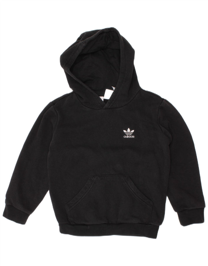 ADIDAS Sweat à capuche pour garçon 2-3 ans Noir Coton