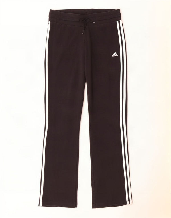 Adidas Pantalon de survêtement pour femme UK 10 Small Noir Coton
