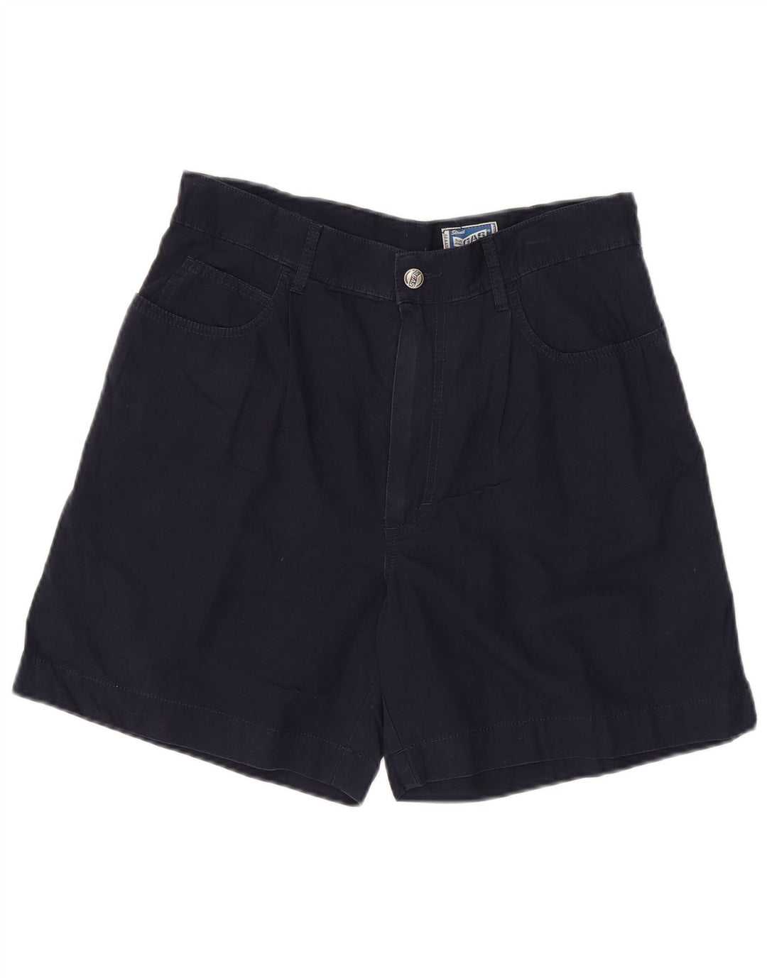 GAS Short décontracté femme W32 grand bleu marine coton