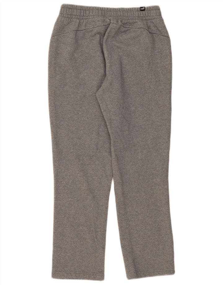 Puma Pantalon de survêtement pour femme UK 12 Gris moyen Coton