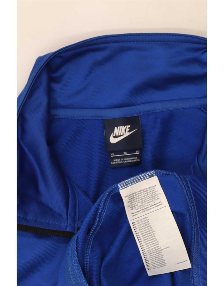 Nike Veste de survêtement pour homme XL Bleu Colorblock Polyester