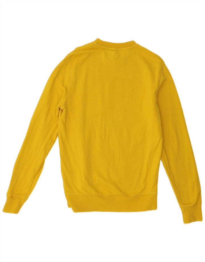 Tommy Hilfiger Sweat-Shirt Graphique Homme Jaune Moyen Coton