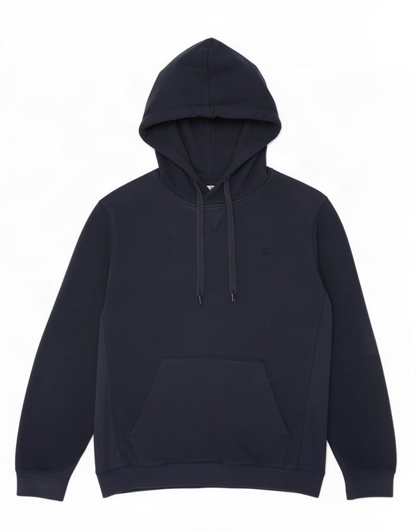G-Star Pull à capuche pour homme en coton bleu marine Large