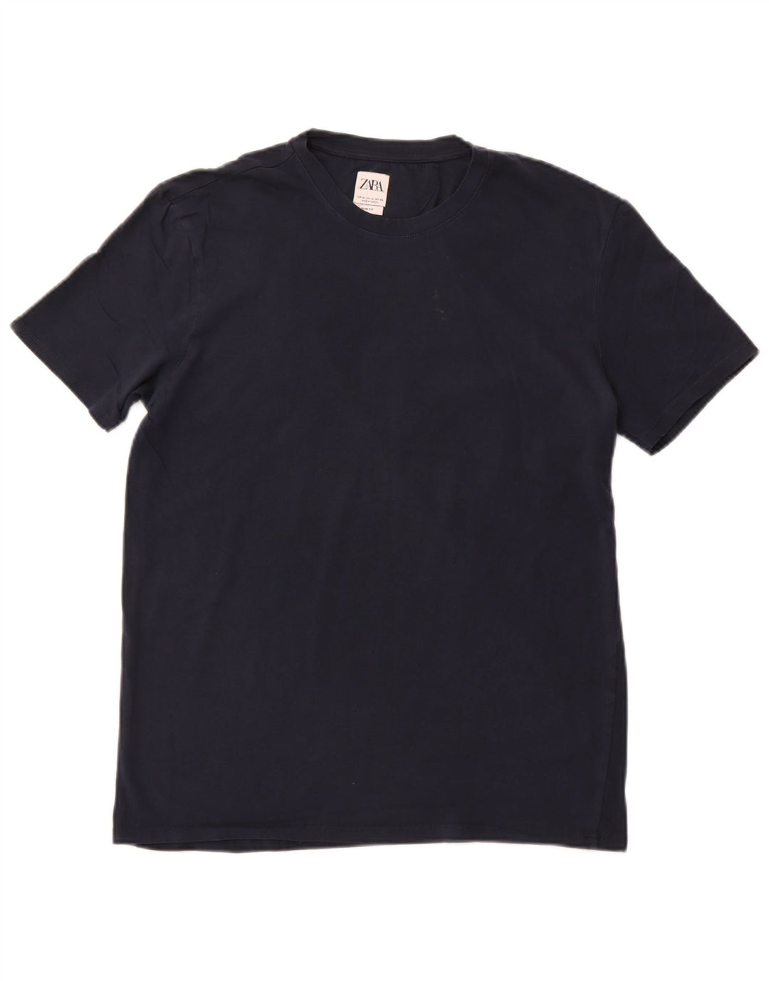 Zara Hommes Slim Fit T-Shirt Top XL Bleu Marine