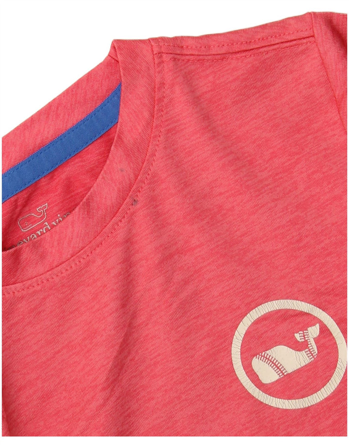 VINEYARD VINES T-shirt graphique Performance pour garçon 4-5 ans Rose