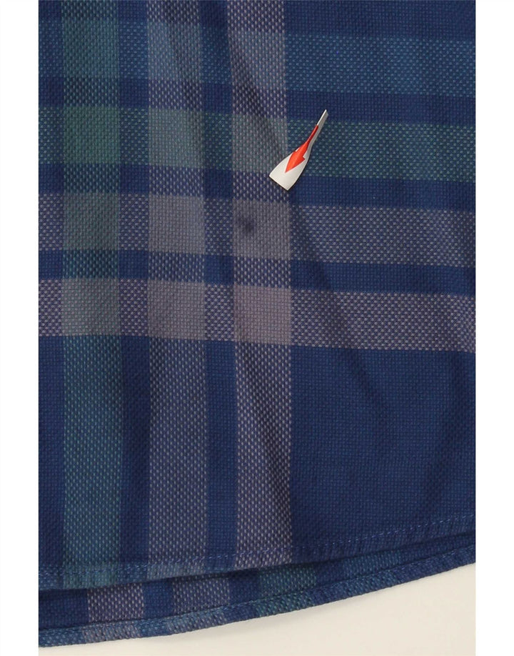 U.S. Polo Assn. Chemise Regular Fit Carreaux Bleu Moyen Homme