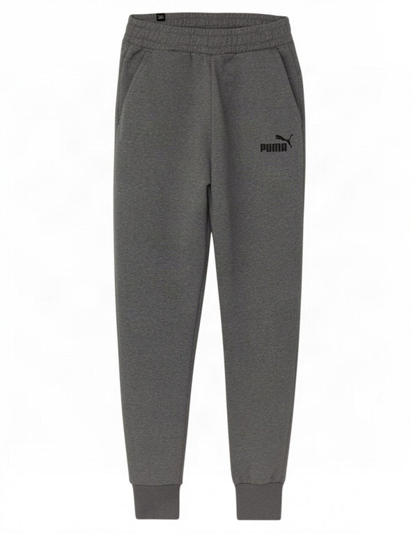 Puma Pantalon de survêtement pour homme en coton gris Small