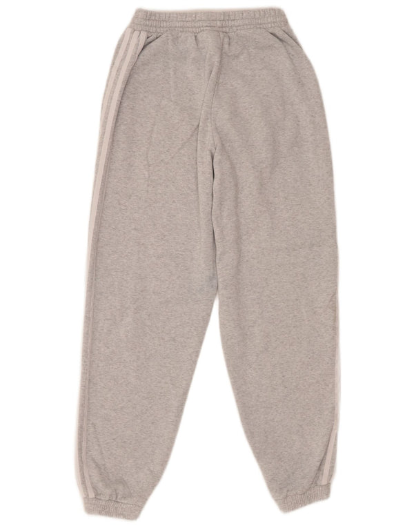 Adidas Pantalon de survêtement graphique pour femme Joggers UK 8 Small Gris Coton