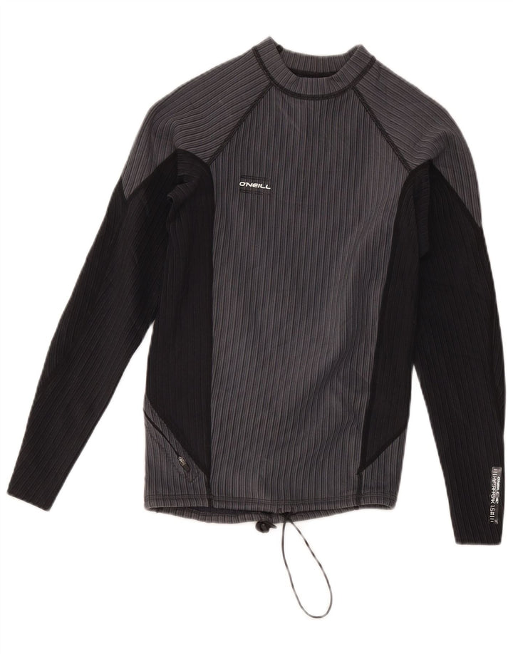 O'Neill Haut à manches longues pour femme UK 44 Large Gris Colorblock Nylon