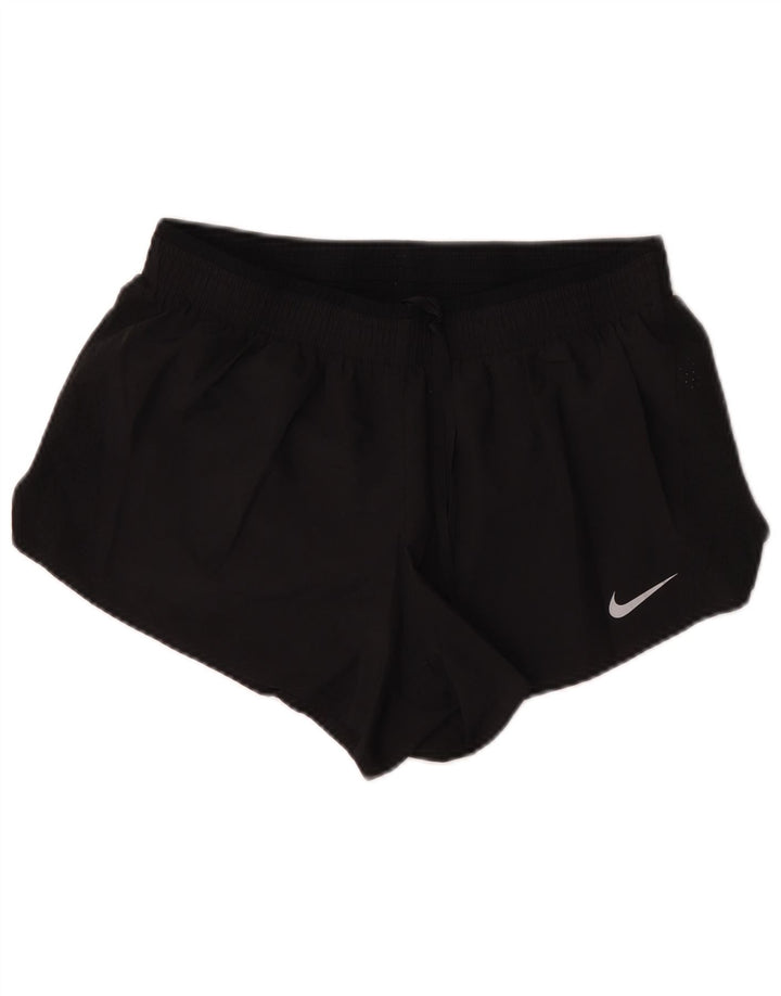 Nike Short de sport Dri Fit pour femme UK 16 Large Noir Polyester