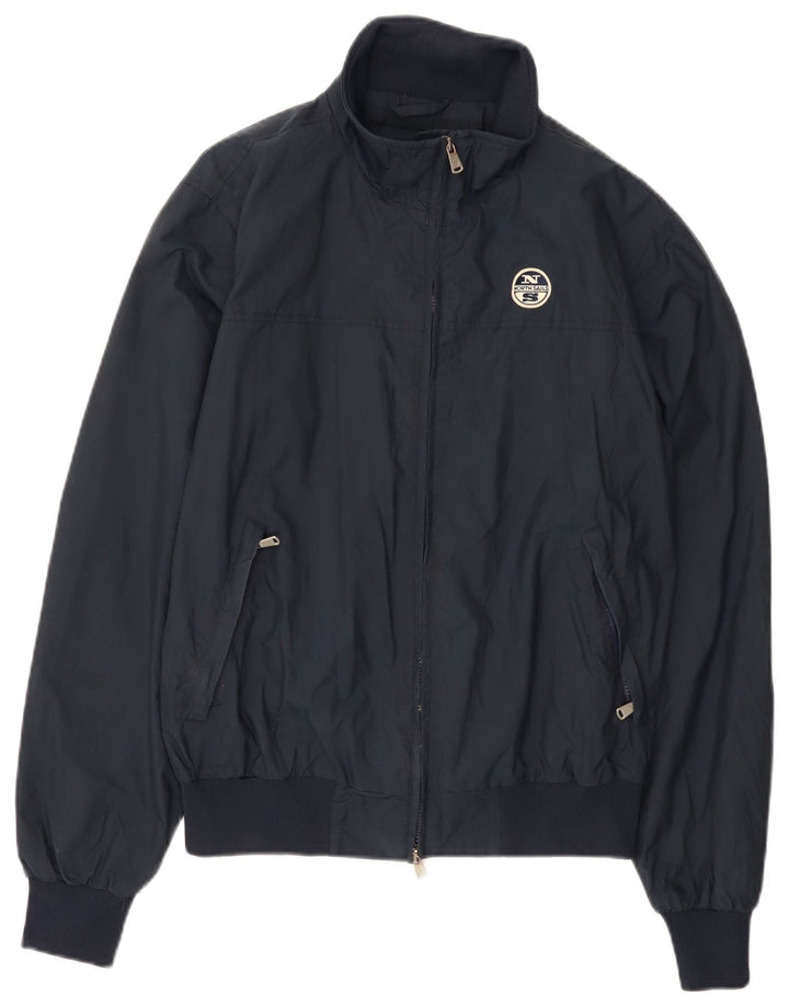 North Sails Veste Bomber Homme UK 40 Large Bleu Marine Polyamide