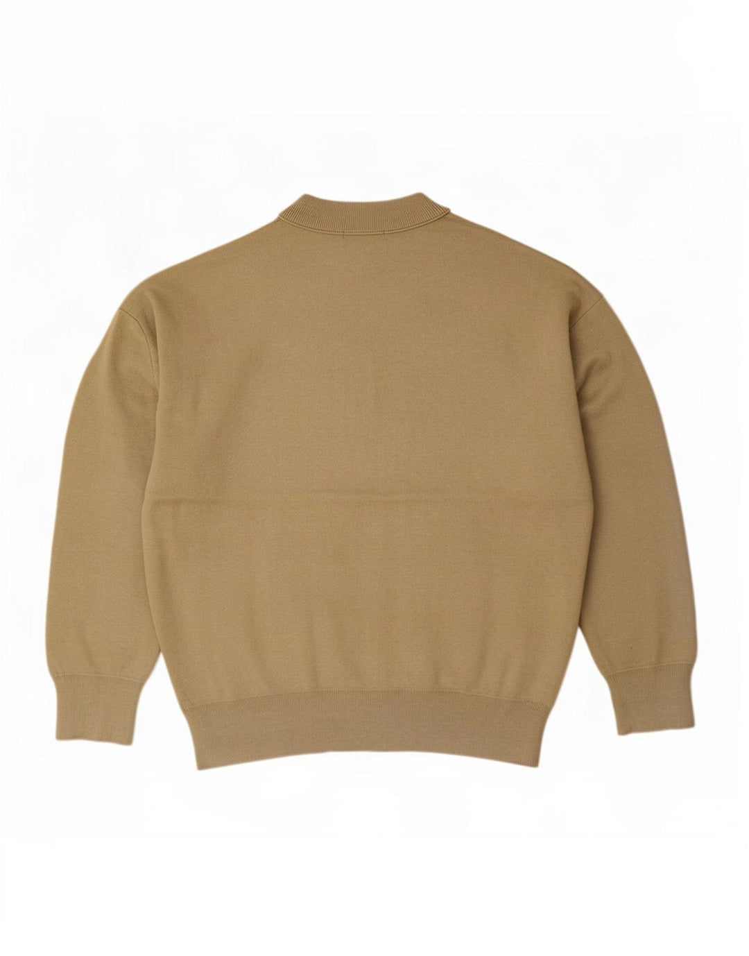 Zara Pull ras du cou pour homme, grand Kaki