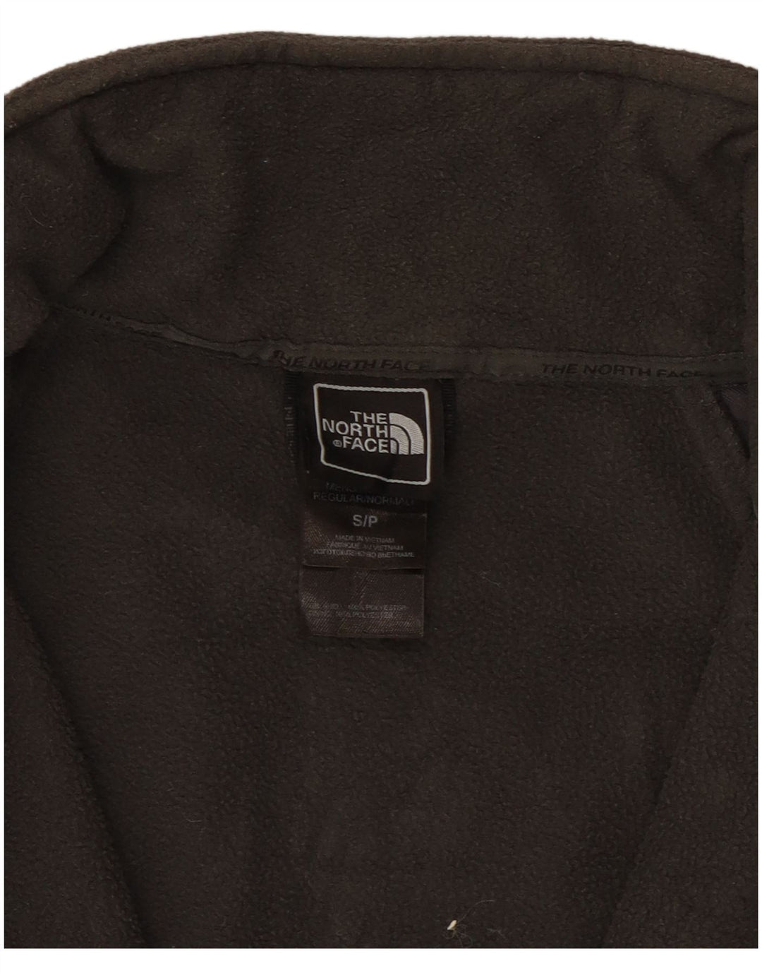 The North Face Veste polaire pour homme UK 36 Small Gris Polyester