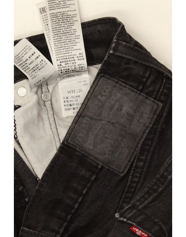 Levi's Jean 502 Tapered W33 L27 Homme Noir Coton