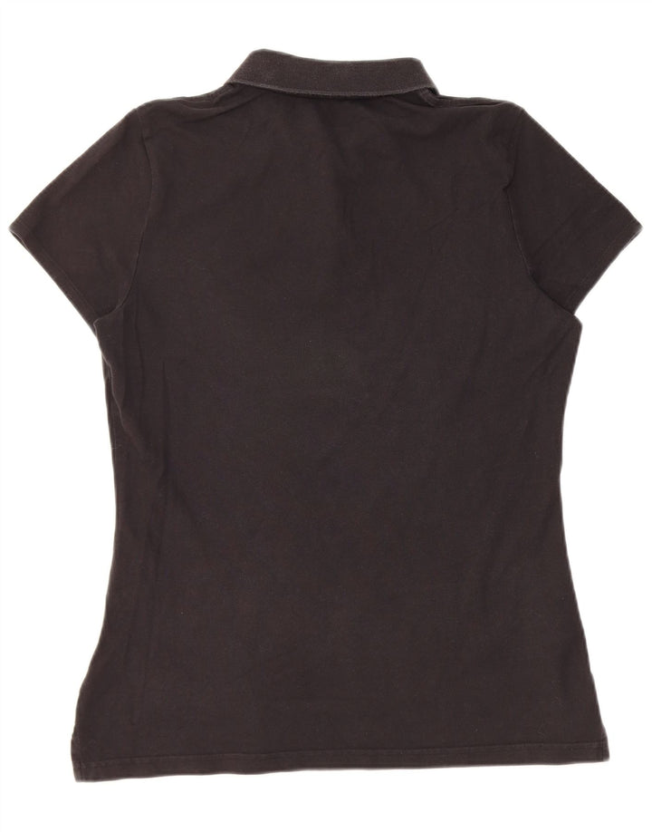 Tommy Hilfiger Polo Femme UK 14 Large Noir