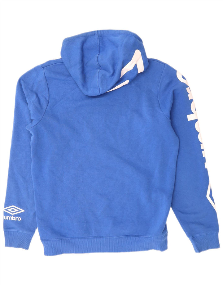 Umbro Pull à Capuche Graphic Homme Bleu Moyen Colourblock