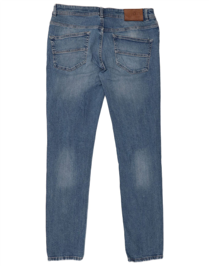 Dack's Jean Slim Homme IT 50 Large W34 L31 Bleu Coton