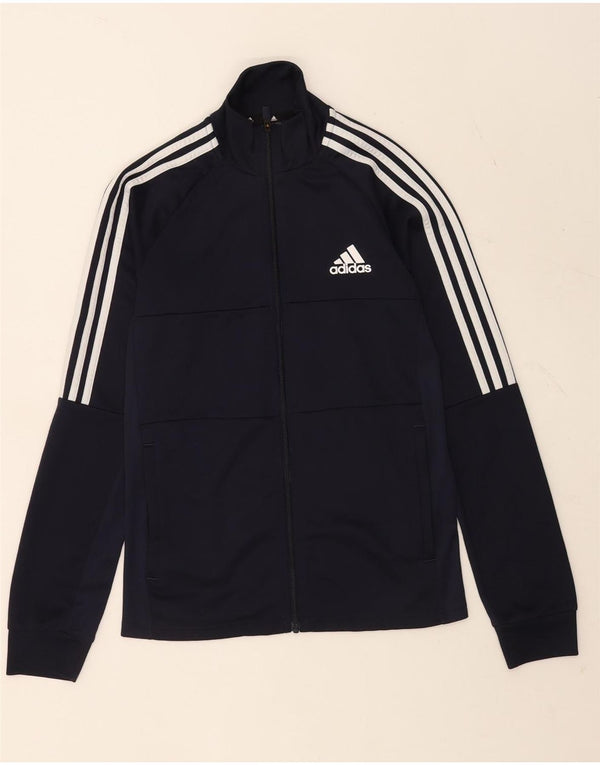 Adidas Hommes Aeroready Survêtement Top Veste Petit Bleu Marine Polyester