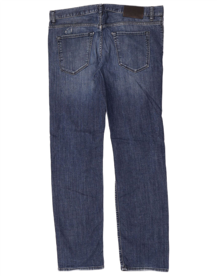 Hugo Boss Jean Slim Stretch W34 L32 Bleu Coton Homme