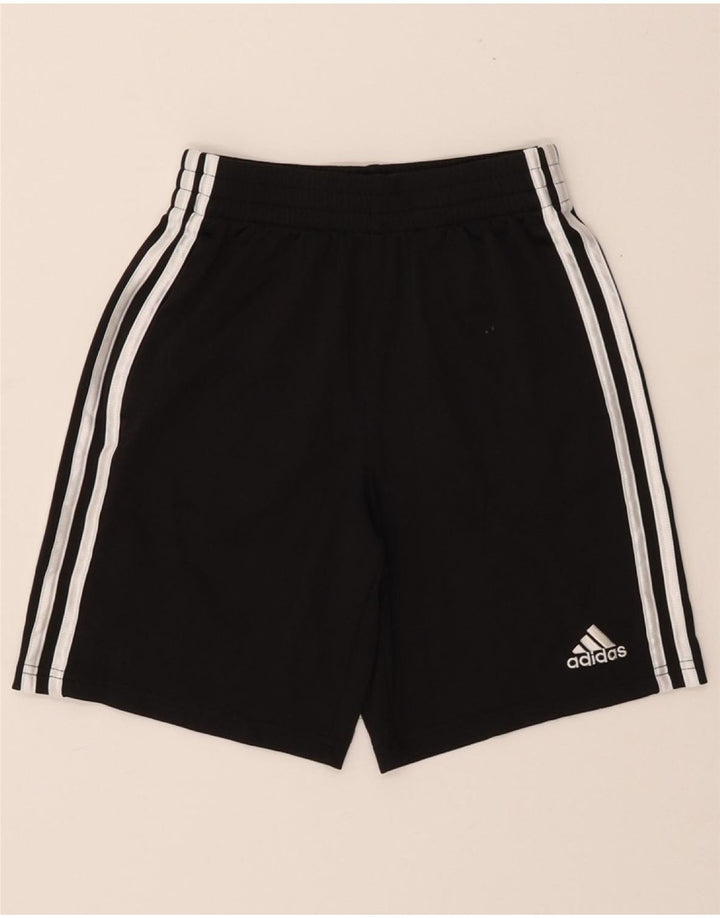ADIDAS Boys Sport Shorts 10-11 Years Medium Black Polyester Vintage Adidas and Second-Hand Adidas from Messina Hembry 