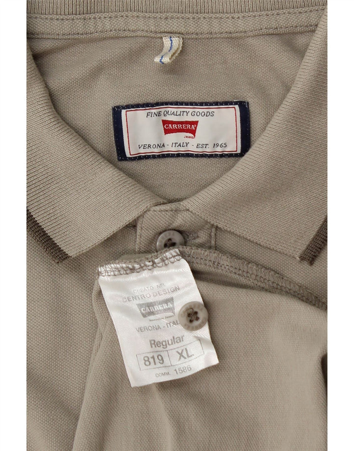 CARRERA Polo Homme XL Gris Coton