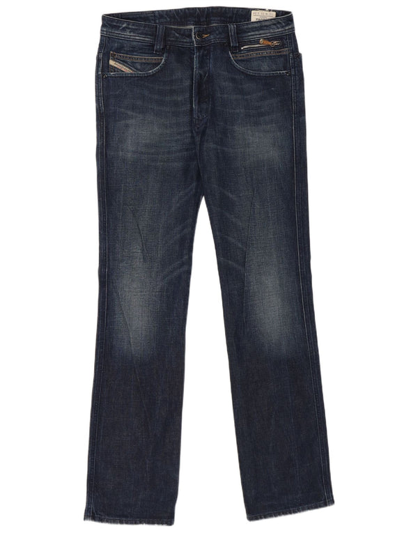 Diesel Jean Droit Paddom Homme W31 L34 Bleu Marine Coton