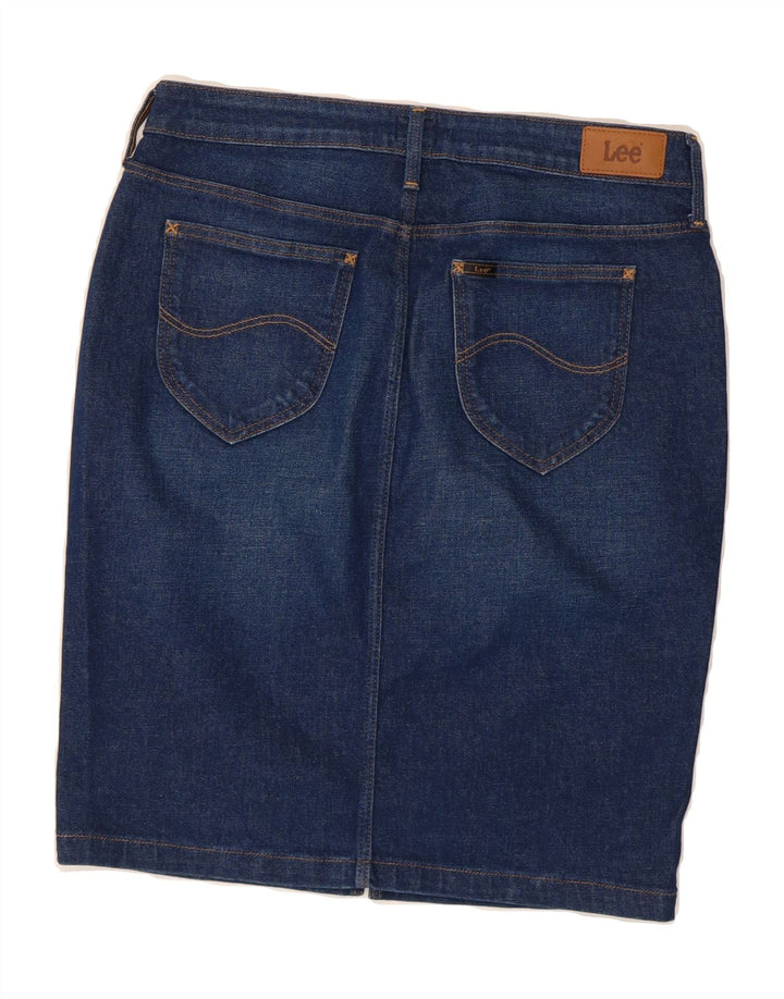 LEE Womens Denim Skirt W29 Medium Blue Cotton Vintage Lee and Second-Hand Lee from Messina Hembry 
